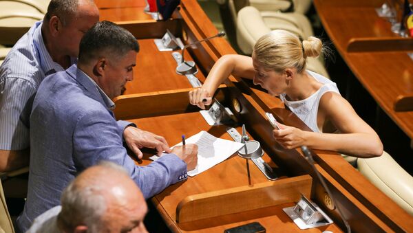Sala de ședințe a parlamentului - Sputnik Moldova