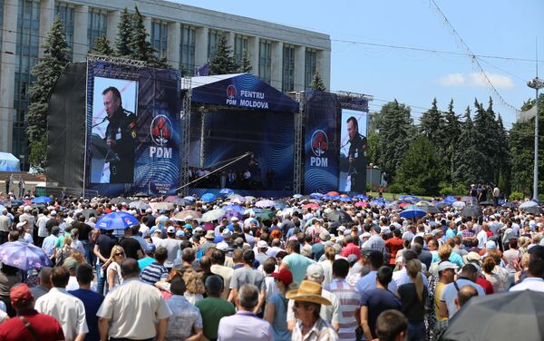 Protest la Guvernul Republicii Moldova, 09 iunie 2019 - Sputnik Молдова