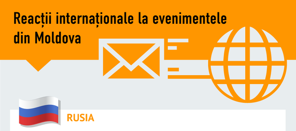 Reacții internaționale la evenimentele din Moldova - Sputnik Moldova-România