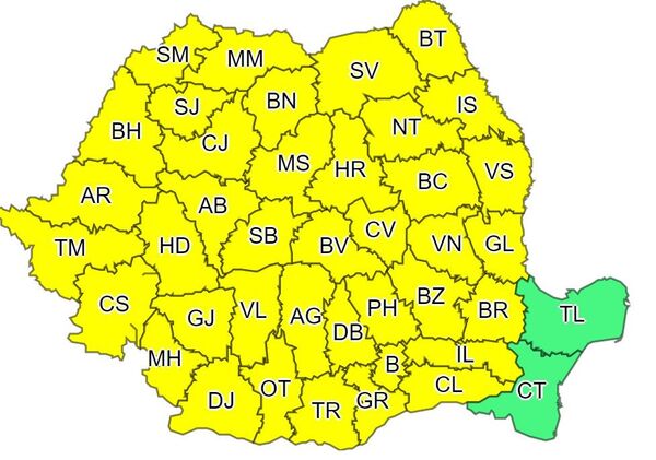 Rămâneţi în casă: Alertă meteo de vijelii şi grindină: toată ţara sub cod galben! - Sputnik Moldova-România