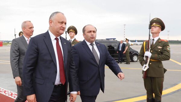 Igor Dodon întreprinde o scurtă vizită de lucru în Republica Belarus - Sputnik Moldova