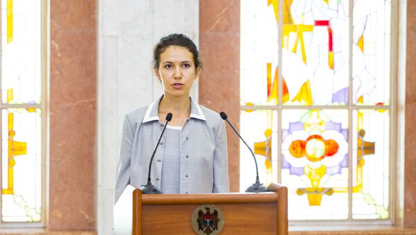 Noul ministru al Justiției, Olesea Stamate, depune jurământul - Sputnik Moldova