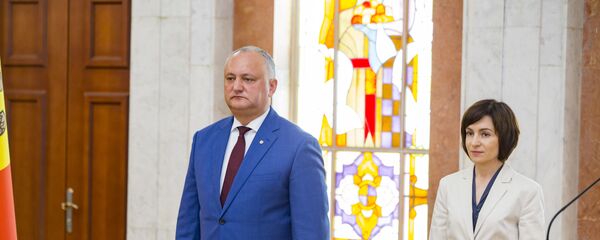 Игорь Додон и Майя Санду - Sputnik Moldova