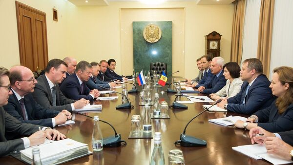 Întrevedere dintre vicepremierul rus Dmitri Kozak și premierul Maia Sandu - Sputnik Moldova-România