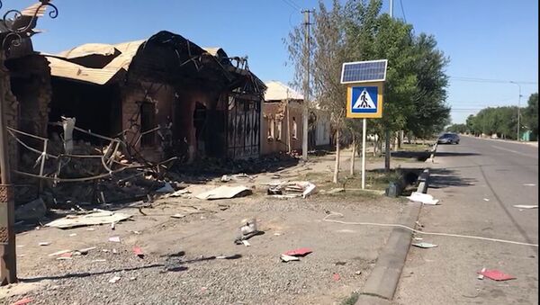 Взрывы в Арыси: кадры из полуразрушенного города - Sputnik Молдова