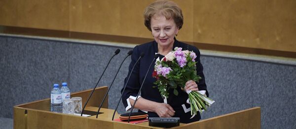 Președintele Parlamentului, Zinaida Greceanîi, în Duma de Stat a Rusiei - Sputnik Moldova