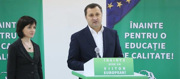 Vlad Filat și Maia Sandu - Sputnik Moldova-România