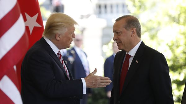 Donald Trump și Recep Tayyip Erdogan Donald Trump și Recep Tayyip Erdogan - Sputnik Молдова