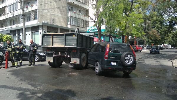 Авария в Кишиневе на перекрестке улиц А.Щусева и В.Пыркэлаб - Sputnik Молдова