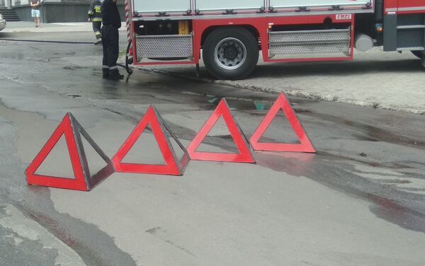 Авария в Кишиневе на перекрестке улиц А.Щусева и В.Пыркэлаб - Sputnik Moldova