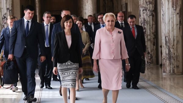 Întrevederea prim-ministrului României, Viorica Dăncilă, cu prim-ministrul Republicii Moldova, Maia Sandu - Sputnik Moldova-România