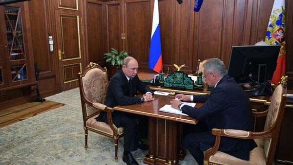 Президент РФ В. Путин встретился с министром обороны РФ C. Шойгу - Sputnik Молдова