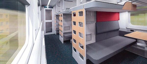 Концепт нового плацкартного вагона Концепт нового плацкартного вагона - Sputnik Молдова