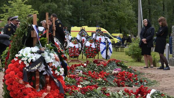 Похороны моряков-подводников в Санкт-Петербурге - Sputnik Молдова