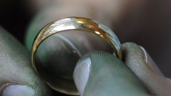 Обручальное кольцо, иллюстративное фото. - Sputnik Молдова