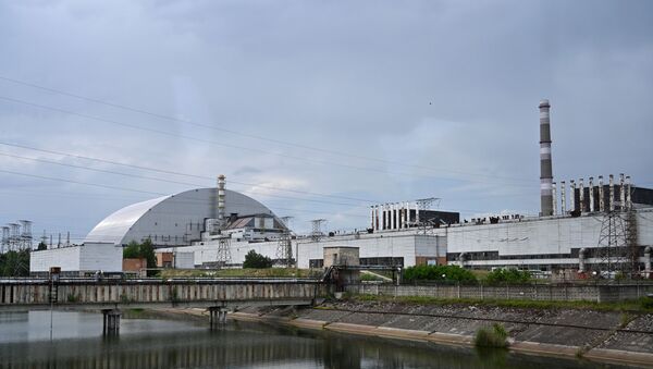 Новое укрытие 4-го реактора Чернобыльской АЭС - Sputnik Молдова