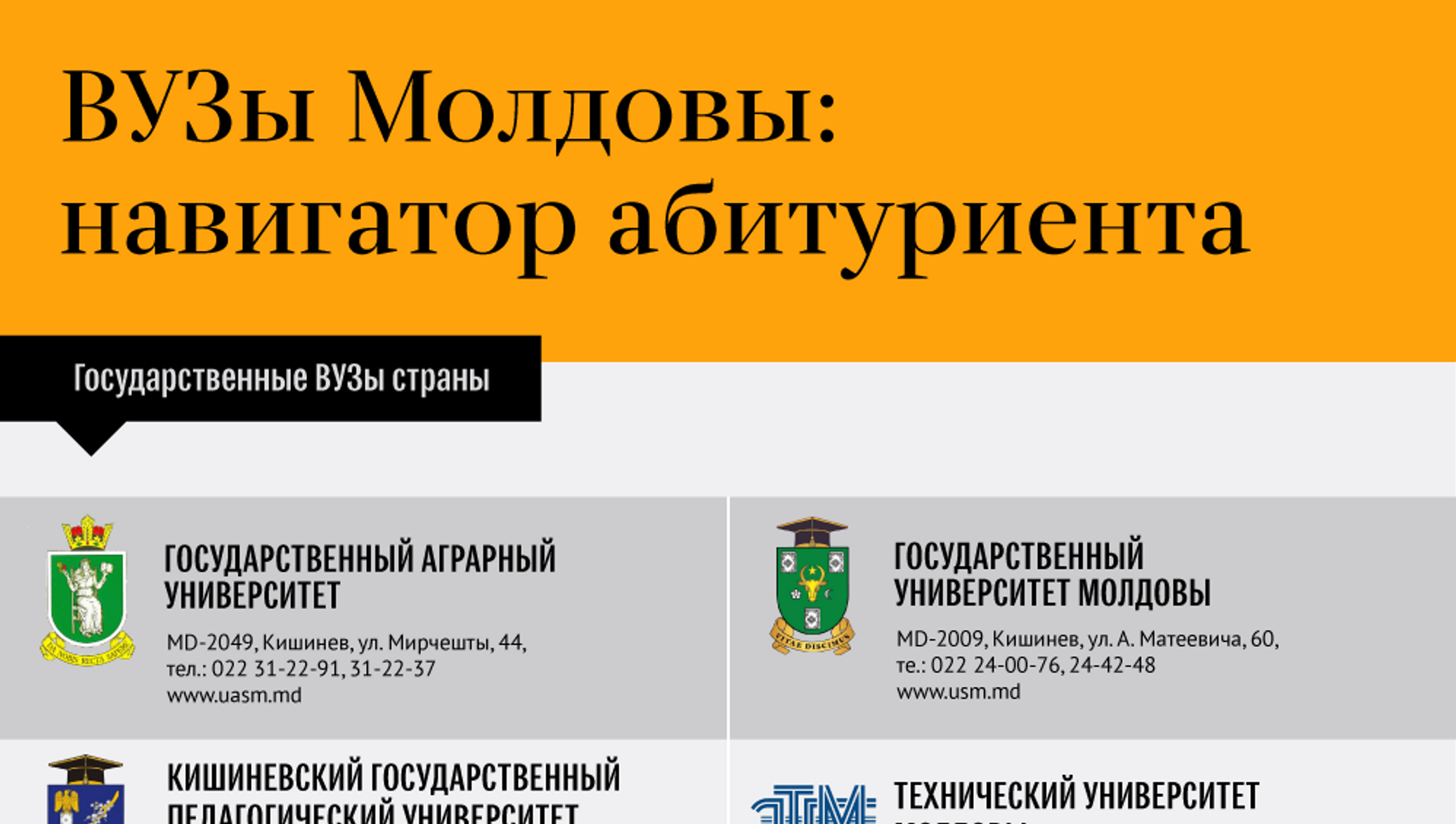 Институты молдовы. Навигатор абитуриента. Вузы Молдовы. Вузы Кишинева. Университет Кишинев.