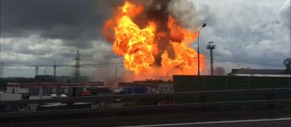 Пожар на подмосковной ТЭЦ - Sputnik Moldova-România