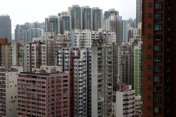 Жилые многоквартирные дома в Гонконге, Китай - Sputnik Молдова