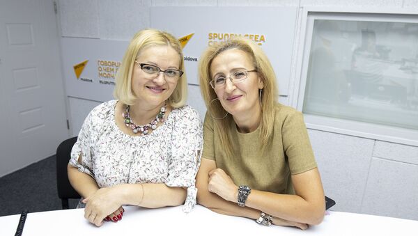 Aliona Culai, și Silvia Goncear - Sputnik Moldova