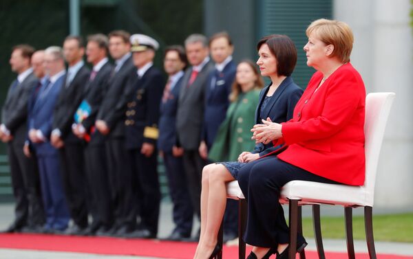 Angela Merkel și Maia Sandu - Sputnik Moldova