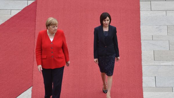 Angela Merkel și Maia Sandu - Sputnik Молдова