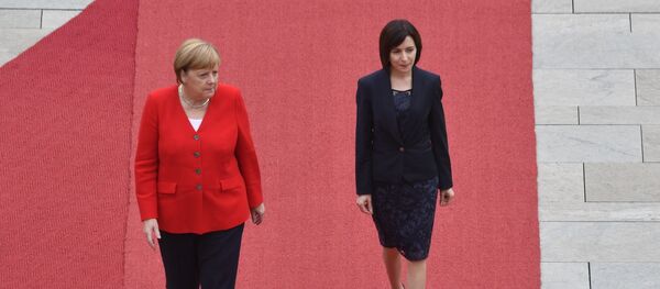 Angela Merkel și Maia Sandu Angela Merkel și Maia Sandu - Sputnik Молдова