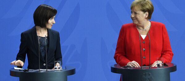 Angela Merkel și Maia Sandu - Sputnik Moldova