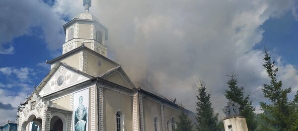 Церковь Покрова Пресвятой Богородицы в населенном пункте Гринауцы-Молдова Окницкого района  - Sputnik Moldova