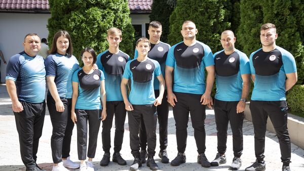 Презентация молдавской команды перед Европейским юношеским Олимпийским фестивалем - Sputnik Молдова