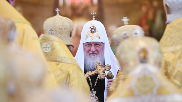 Литургия в 10-ю годовщину интронизации патриарха Кирилла - Sputnik Молдова