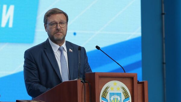 Председатель Комитета Совета Федерации по международным делам Константин Косачев - Sputnik Moldova