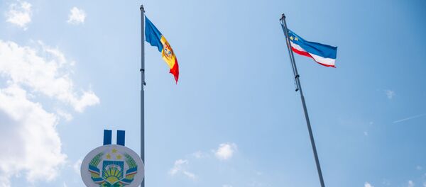 Флаг Республики Молдова и Гагаузии Флаг Республики Молдова и Гагаузии - Sputnik Молдова