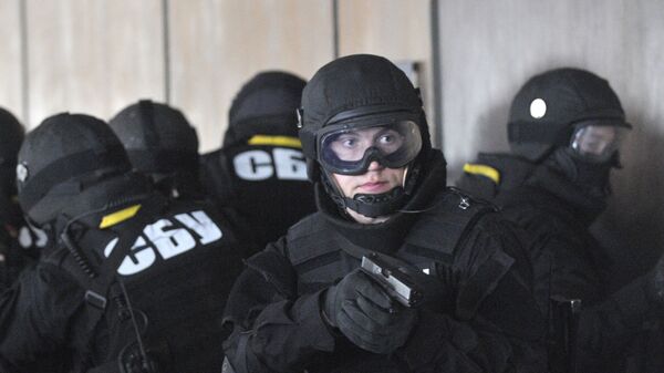 Вооруженные агенты украинской Службы национальной безопасности (СБУ) - Sputnik Молдова