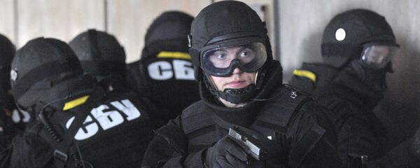 Вооруженные агенты украинской Службы национальной безопасности (СБУ) Вооруженные агенты украинской Службы национальной безопасности (СБУ) - Sputnik Moldova-România