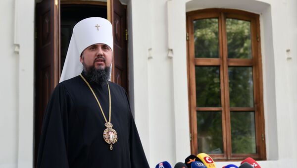 Заседание синода Православной церкви Украины - Sputnik Moldova-România