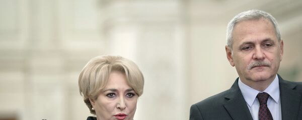 Vasilica-Viorica Dăncilă și Liviu Dragnea - Sputnik Moldova-România