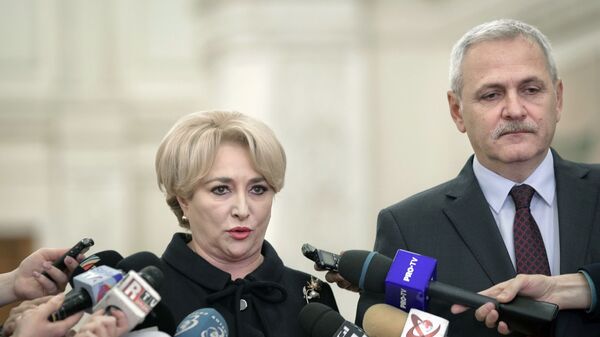 Vasilica-Viorica Dăncilă și Liviu Dragnea - Sputnik Moldova-România