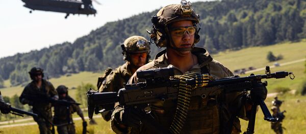 Солдаты американского спецназа во время учений на юге Германии Солдаты американского спецназа во время учений на юге Германии - Sputnik Молдова