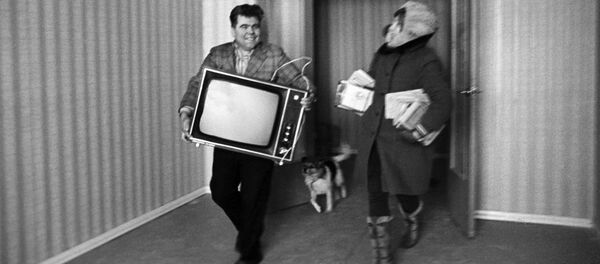 Новоселье в новых домах Орехово-Борисово в Москве, 1976 Новоселье в новых домах Орехово-Борисово в Москве, 1976 - Sputnik Молдова