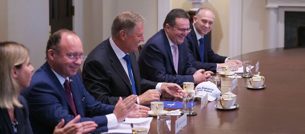 Vizita lui Klaus Iohannis la Washington 20 august 2019 - Sputnik Moldova-România