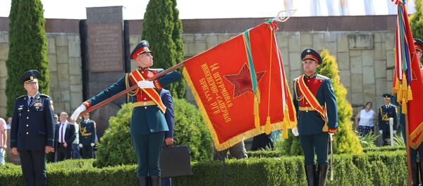 Церемония в Шерпенах в честь 75-летия освобождения Молдавии от фашизма - Sputnik Молдова