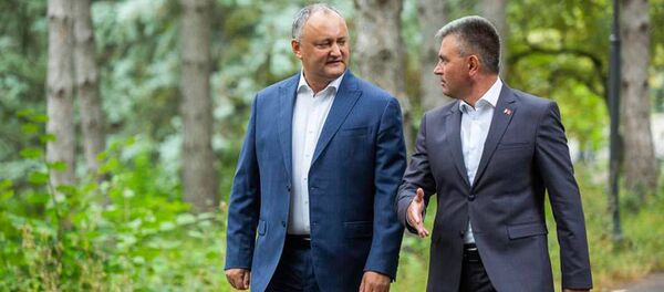 Встреча Президента Молдовы Игоря Додона и Вадима Красносельского - Sputnik Moldova