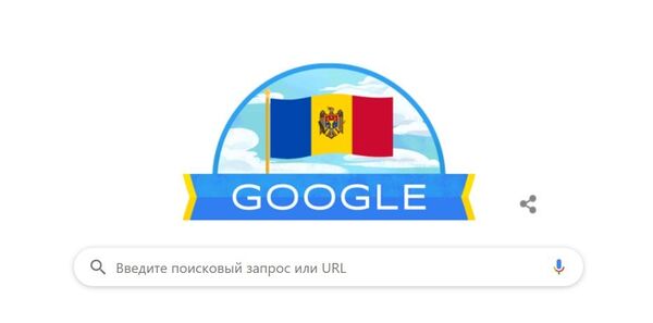 Google поздравил Молдову с Днем независимости новым Doodle - Sputnik Молдова