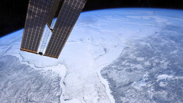 
Golful Gudson văzut de la bordul SSI
 - Sputnik Moldova