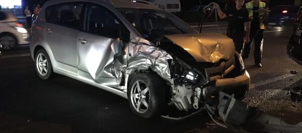 Accident rutier pe str. Alecu Russo din Chișinău - Sputnik Moldova-România