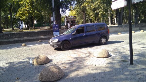 ДТП на пешеходной улице в Кишиневе - Sputnik Moldova
