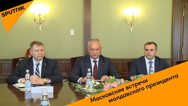 Московские встречи молдавского президента - Sputnik Молдова