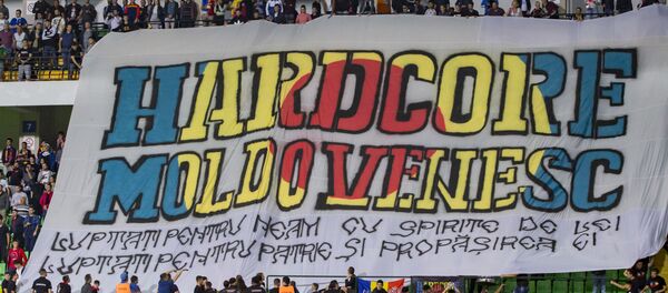 Болельщики сборной Молдовы на стадионе Зимбру - Sputnik Молдова