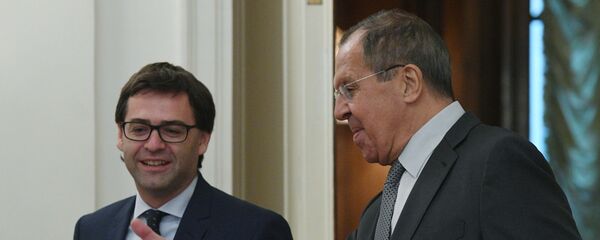 Встреча глав МИД РФ и Молдавии С. Лаврова и Н. Попеску - Sputnik Молдова